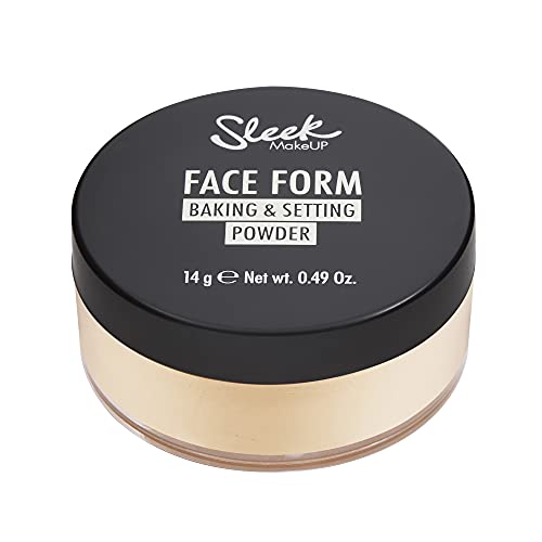 Sleek MakeUP Face Form Baking & Setting Powder, Loose Setting Powder to Lock in Your Makeup, Lightweight Formula, Light, 14g - Light