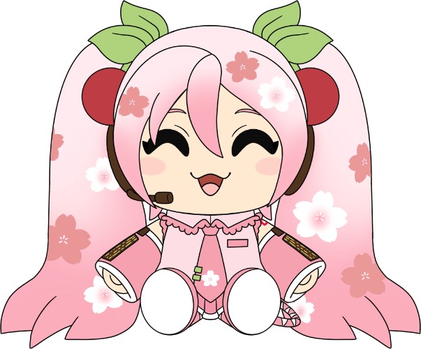 Sakura Miku Plush (9in) | Default Title