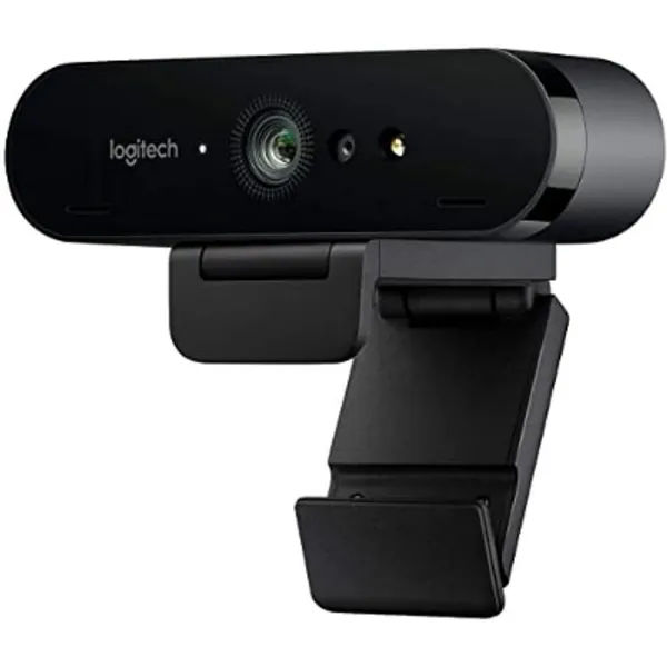 Logitech BRIO STREAM Webcam, 4K Ultra-HD 1080p, Weites anpassbares Blickfeld, USB-Anschluss, Abdeckblende, Abnehmbarer Clip, Für Skype, Zoom, Xsplit, Youtube, PC - Schwarz, Streaming Edition