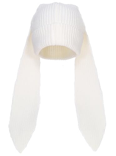 Knit Beanie Hats Cute Bunny Long Ears 