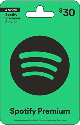 Spotify Gift Card - 30 - Classic 3 MONTHS!