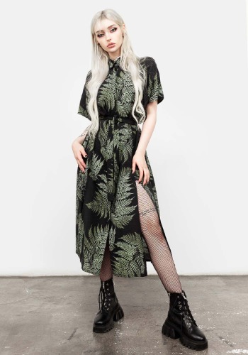 Fern Midi Shirt Dress | UK 10