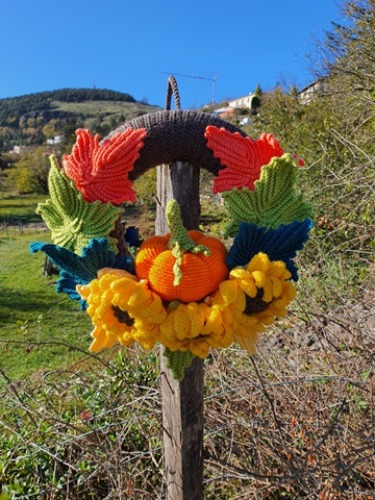 La couronne thème automne - Hanawa Crochet's Ko-fi Shop