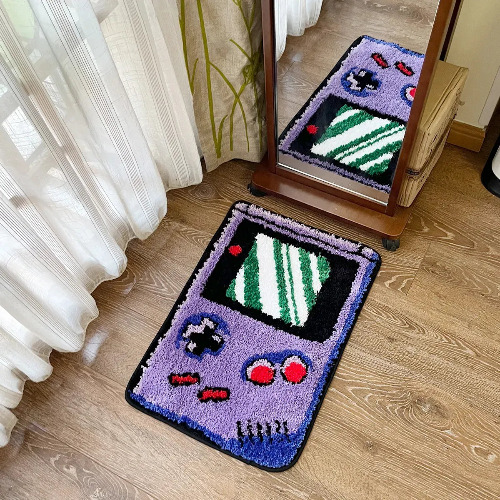 Hand-Held Game Device Tufted Rug - 60X40 CM