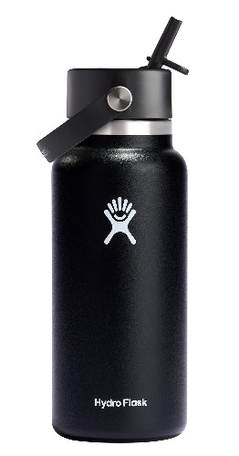 Hydro Flask 32 OZ Wide Flex Straw Cap Black