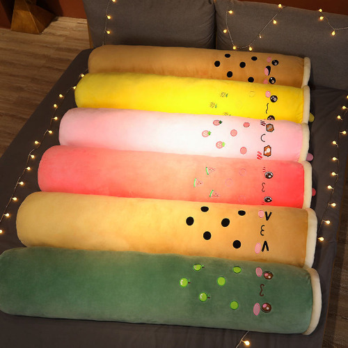 Bubble Milk Tea Plush Pillow - Pink / 100cm