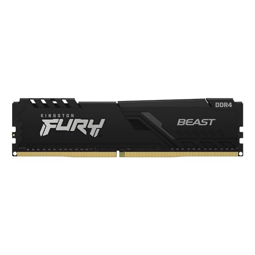 Kingston Fury Beast 8GB 3200MHz DDR4 CL16 Desktop Memory Single Module KF432C16BB/8 - Single Module - 3200MHz - 8gb