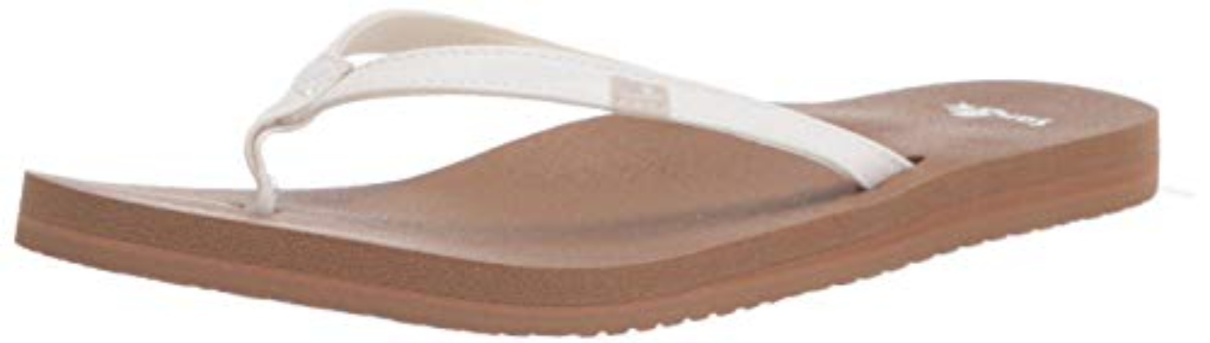 Sanuk Women's Yoga Joy -White/Tan