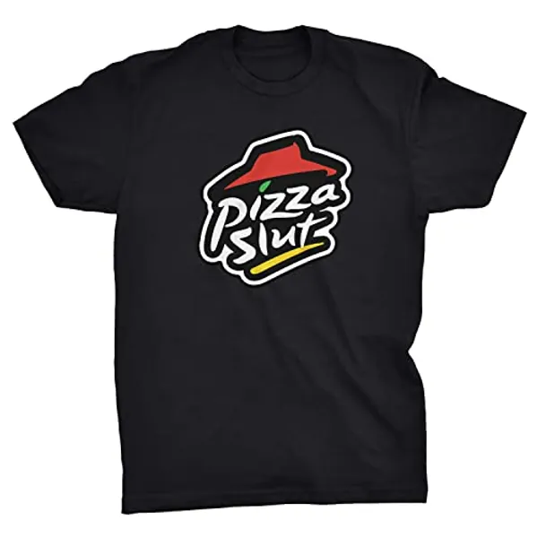 Viper Pizza Slut Funny Fast Food Logo T-Shirt - 3XL - Black