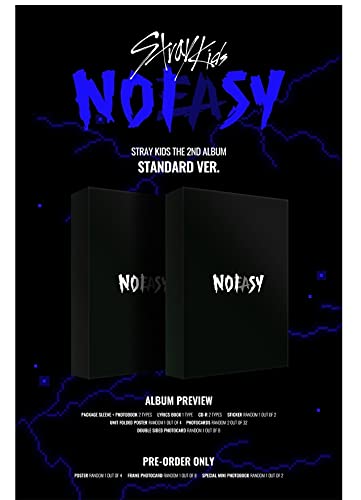 JYP Ent. STRAY KIDS - NOEASY [Normal ver.] (Vol.2) Album+Extra Photocards Set (A+B ver. SET) (JYPK1271) - A+B ver. SET