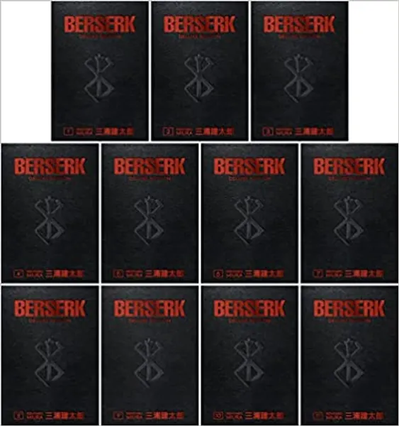 Berserk Deluxe Edition: The Complete Hardcover Collection, Books 1-11 - 
