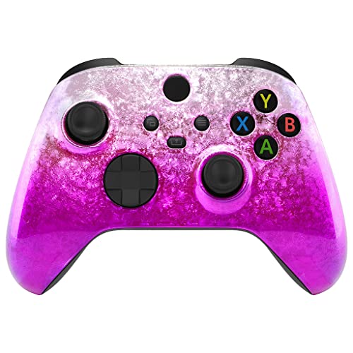 Wireless Controller for Microsoft Xbox Series X/S & Xbox One - Custom Soft Touch Feel - Custom Xbox Series X/S Controller (X/S Icy Pink) - X/S Icy Pink
