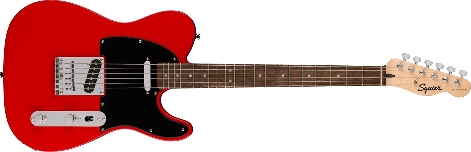 Squier Sonic Telecaster Electric Guitar, with 2-Year Warranty, Torino Red, Laurel Fingerboard