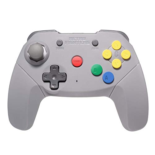 Retro Fighters Brawler64 Wireless Edition N64 Controller - Nintendo 64 - Gray - Gray