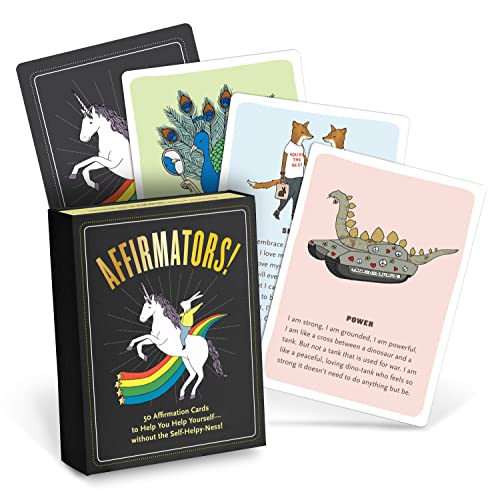 Affirmators! Original: 50 Affirmation Cards Deck For You Help Yourself without The Self-Helpy-Ness (50 Cards) - Affirmators! Original