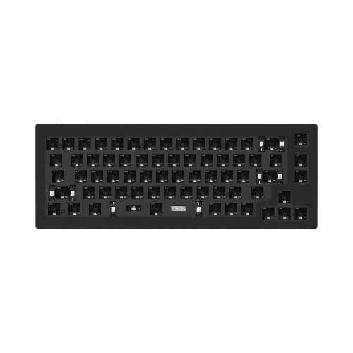 Keychron V2 QMK Custom Mechanical Keyboard | Barebone / Carbon Black (Non-transparent) / Barebone