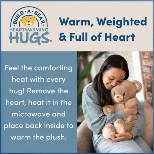 Heartwarming Hugs Brown Weighted Teddy Bear | Build-A-Bear