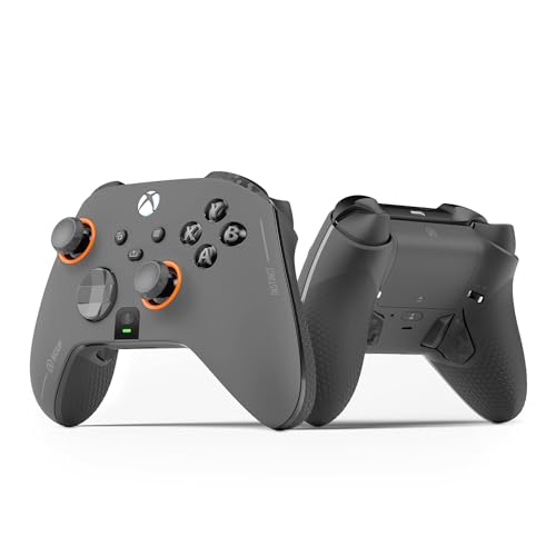 SCUF Instinct Pro Performance Series Wireless Xbox Controller - Remappable Back Paddles - Instant Triggers - Xbox Series X|S, Xbox One, PC and Mobile - Steel Grey - Steel Grey