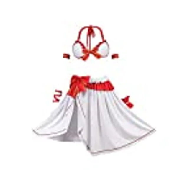 starfun Yuuki Asuna Swimming Suit Swimwear Dress Cosplay Costume for Women