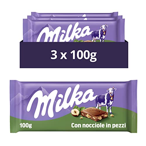 Milka Hazelnuts x3 bars
