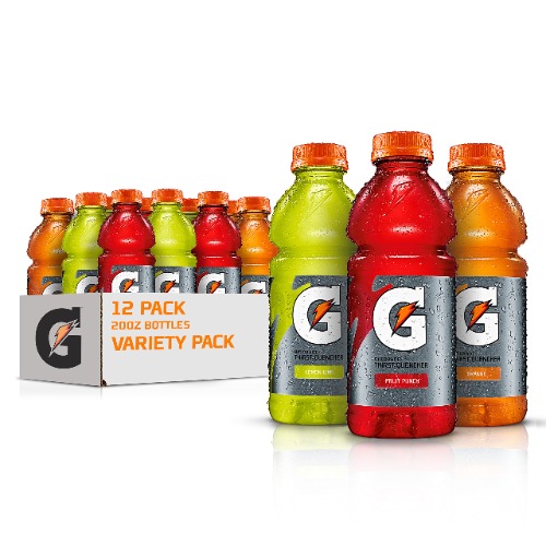 Gatorade Original Thirst Quencher Variety Pack, 20 Ounce Bottles (Pack of 12) - 