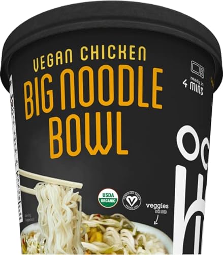 Ocean's Halo Organic and Vegan Chicken Big Noodle Bowls (2 Pack)