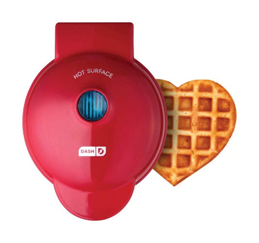 mini heart waffle maker!