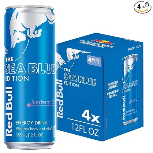 Red Bull Yellow Edition Energy Drink, Tropical, with 114mg Caffeine plus Taurine & B Vitamins, 12 Fl Oz, Pack of 4 Cans - 12 Fl Oz, 4pk