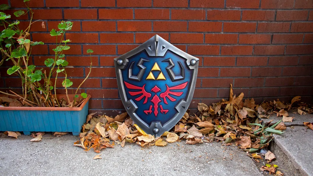 Hylian Shield inspired Handmade Replica for Cosplay and Decoration