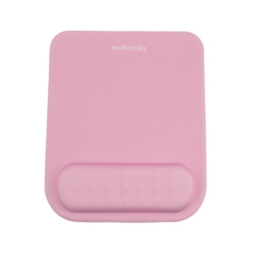 Cloud-Like Comfort Mouse Pad with Wrist Support - Blush Pink