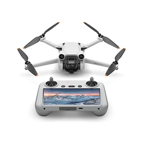 DJI Mini 3 Pro (DJI RC), Lightweight Foldable Camera Drone with 4K/60fps Video, 48MP, 34 Min Flight Time, Less than 249 g, Front, Rear, Downward Obstacle Avoidance, Return to Home, for Beginners - DJI Mini 3 Pro (DJI RC)