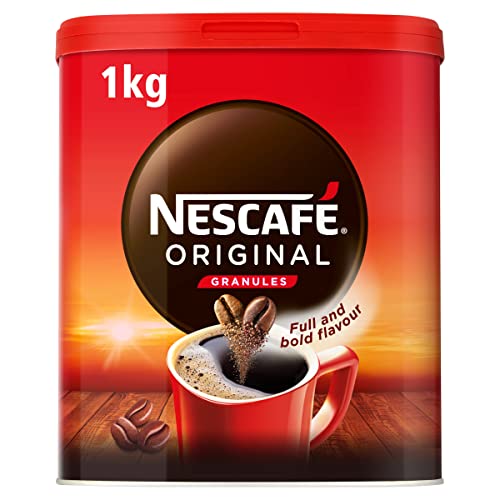 NESCAFÉ Original Instant Coffee 1kg Tin - Original - 1 kg (Pack of 1)