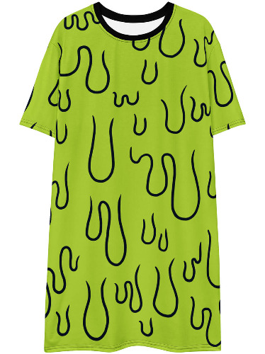Slime Time T-shirt Dress | 3XL