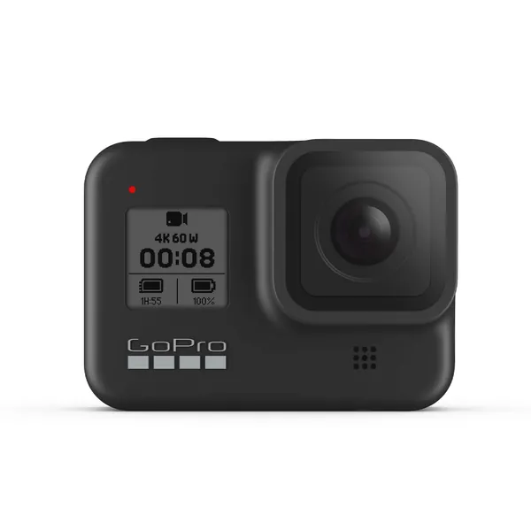 GoPro HERO8 Black - Waterproof Action Camera with Touch Screen 4K Ultra HD Video 12MP Photos 1080p Live Streaming Stabilization - HERO8 Black