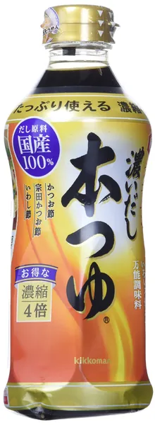 Kikkoman Japanese Noodle Soup Base(Hon Tsuyu) 17 FL Oz. - 