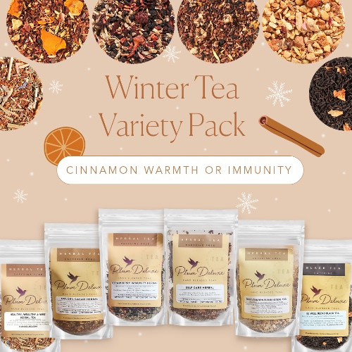 Winter Tea Variety Pack [6-Pack Variety of Flavors] | Cinnamon Warmth