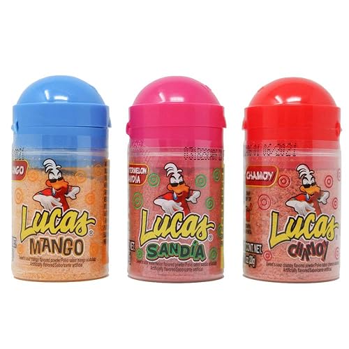 Lucas Baby 3 Variety. 12 Total. Lucas Baby Mango, Lucas Baby Sandia, Lucas Baby Chamoy