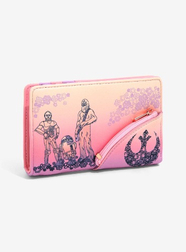Our Universe Star Wars Floral Ombre Wallet