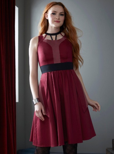 Her Universe Marvel Doctor Strange In The Multiverse Of Madness Scarlet Witch Swing Dress Her Universe Exclusive