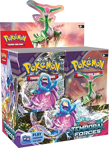 Pokémon TCG: Scarlet & Violet—Temporal Forces Booster Display Box (36 Booster Packs) - 36 Boosters