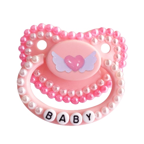 Rainbow Baby Deco Pacifier - Angel Wing Baby