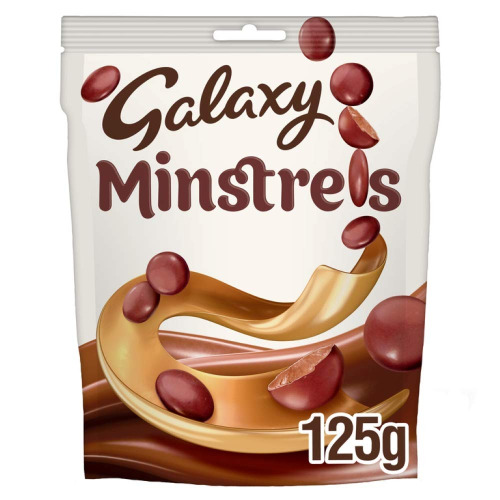 Galaxy Minstrels Milk Chocolate Bag, Chocolate Gift, Mothers Day Gift, Ramadan Gifts, Easter Chocolate, 125g