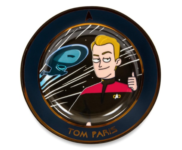 Star Trek: Lower Decks Tom Paris Commemorative Souvenir Plate | 8 Inches | Default Title