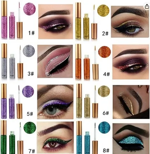 Eyeliner con brillantini *_*