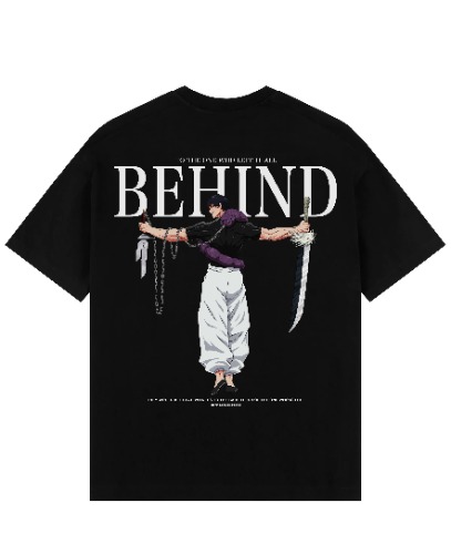 "Toji X The one who left it all behind - Jujutsu Kaisen" Oversize T-Shirt | S / Schwarz