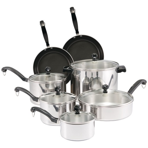 12-Piece Stainless Steel Cookware Set