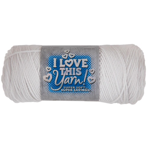 I Love This Yarn - Antique White