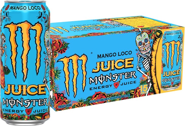 Monster Energy Juice, Pipeline Punch,16 Fl Oz (Pack of 24) - Pipeline Punch 16 Ounce (Pack of 24)