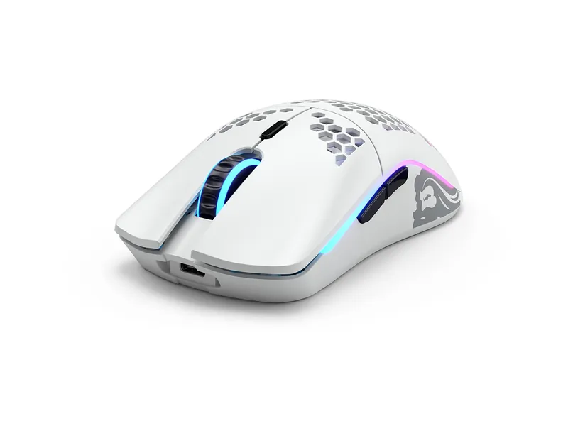 Glorious Model O Wireless Gaming Mouse - RGB 69g Lightweight Wireless Gaming Mouse (Matte White)