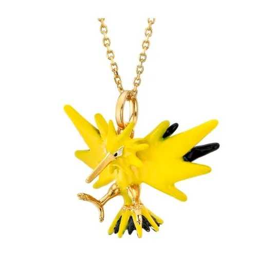 Pokémon Center × RockLove: Zapdos Sterling Silver Pendant Necklace